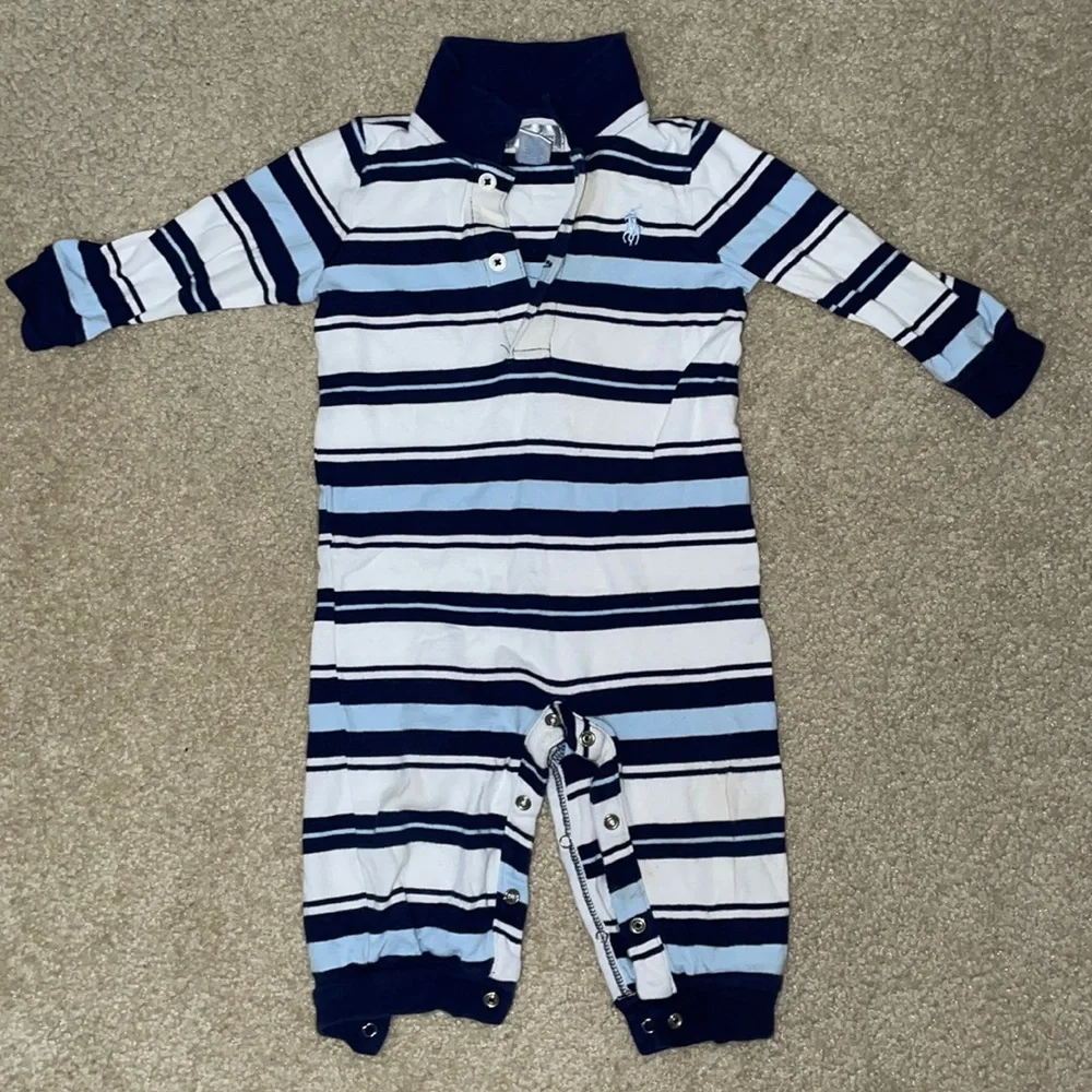 Ralph Lauren 9M Baby Onesie, Some Stains (See Pics)